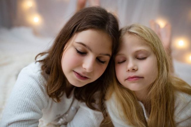 Sesión de fotos de navidad infantil en Valencia 2023