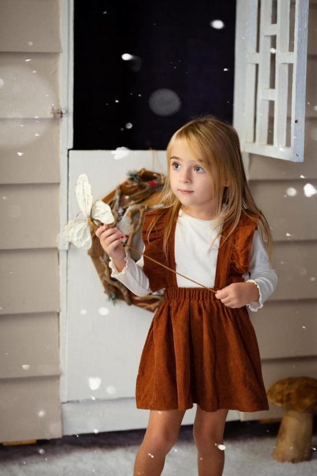 Sesión de fotos de navidad infantil en Valencia 2023