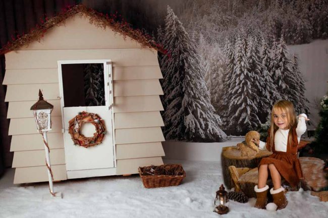 Sesión de fotos de navidad infantil en Valencia 2023