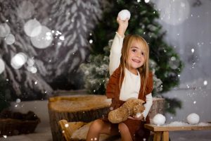 Sesión de fotos de navidad infantil en Valencia 2023