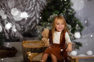 Sesión de fotos de navidad infantil en Valencia 2023