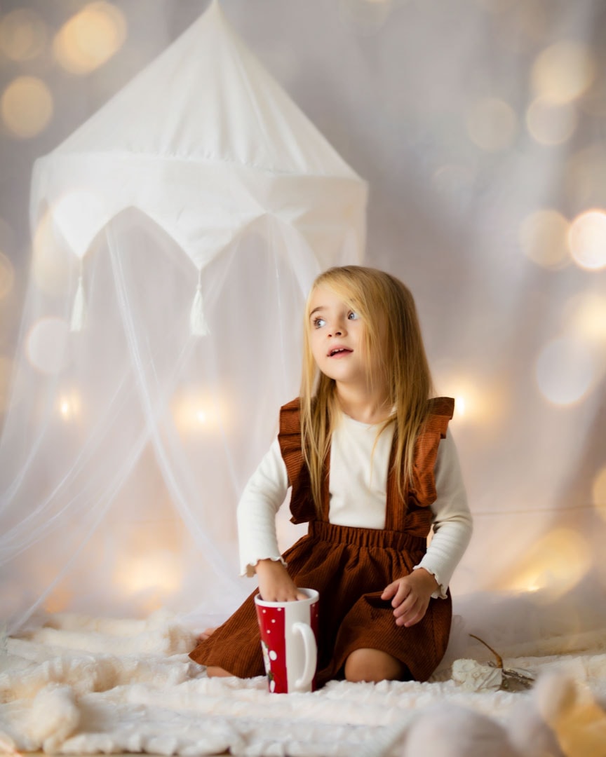 Sesión de fotos de navidad infantil en Valencia 2023