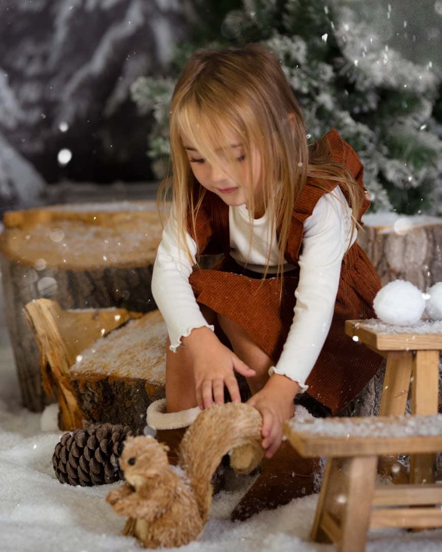 Sesión de fotos de navidad infantil en Valencia 2023