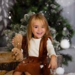 Sesión de fotos de navidad infantil en Valencia 2023