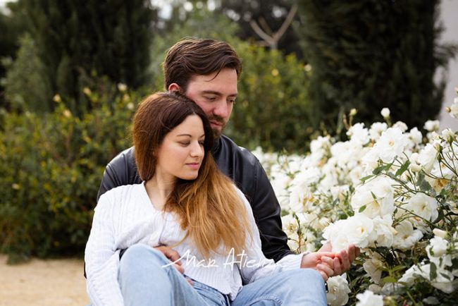 Sesión de fotos de preboda en Parque central de Valencia