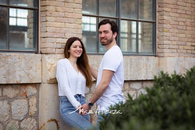 Sesión de fotos de preboda en Parque central de Valencia
