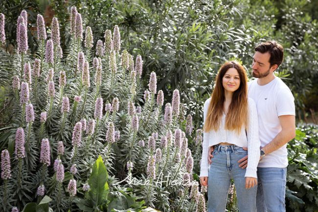 Sesión de fotos de preboda en Parque central de Valencia