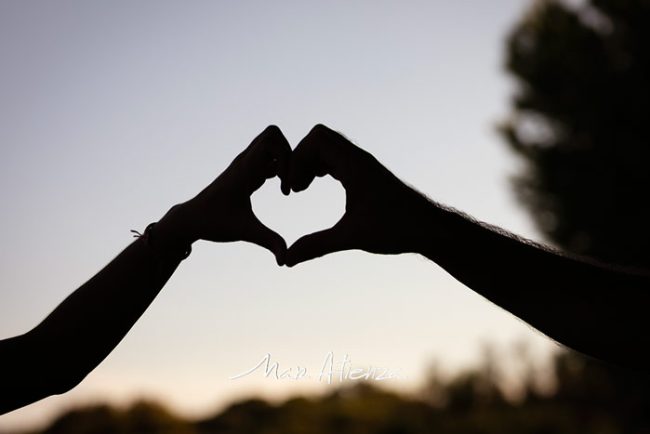 Sesión de fotos de preboda en mirador de aves en Valencia