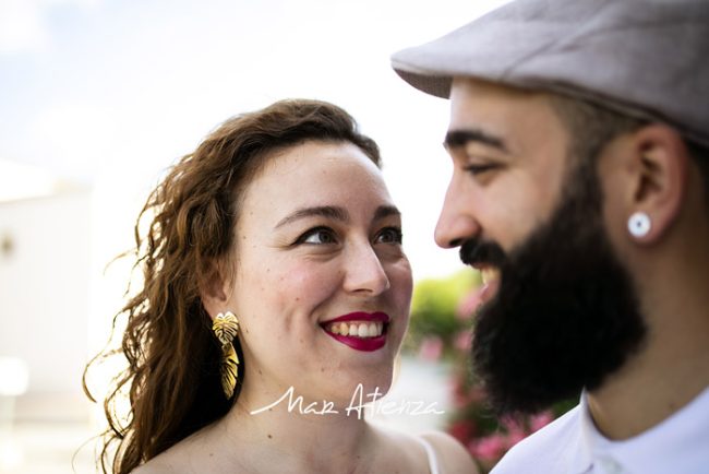 Sesión de fotos de preboda parque central de Valencia