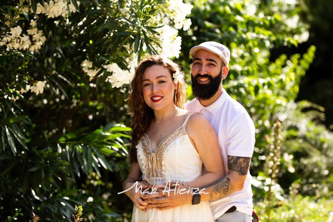 Sesión de fotos de preboda parque central de Valencia