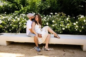 Sesión de fotos de preboda parque central de Valencia