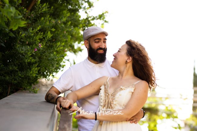 Sesión de fotos de preboda parque central de Valencia