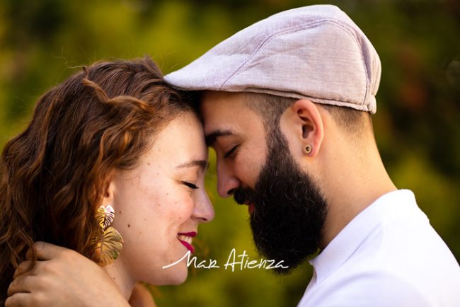 Sesión de fotos de preboda parque central de Valencia