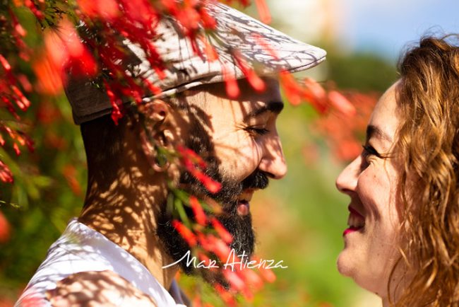 Sesión de fotos de preboda parque central de Valencia