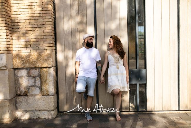 Sesión de fotos de preboda parque central de Valencia