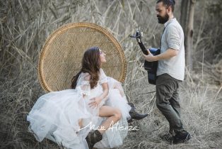 Sesión de fotos de preboda en Pedralba, Valencia