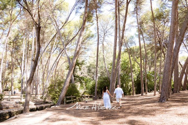 Sesión de fotos de preboda en San Vicente de Liria