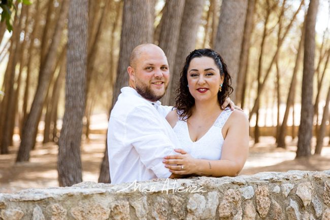 Sesión de fotos de preboda en San Vicente de Liria