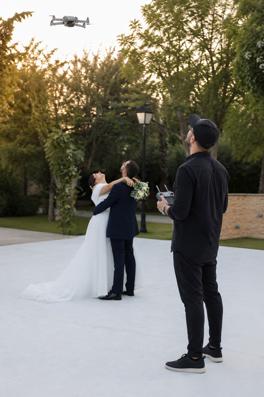 Operador de dron para bodas en Valencia videos de bodas en valencia con Dron